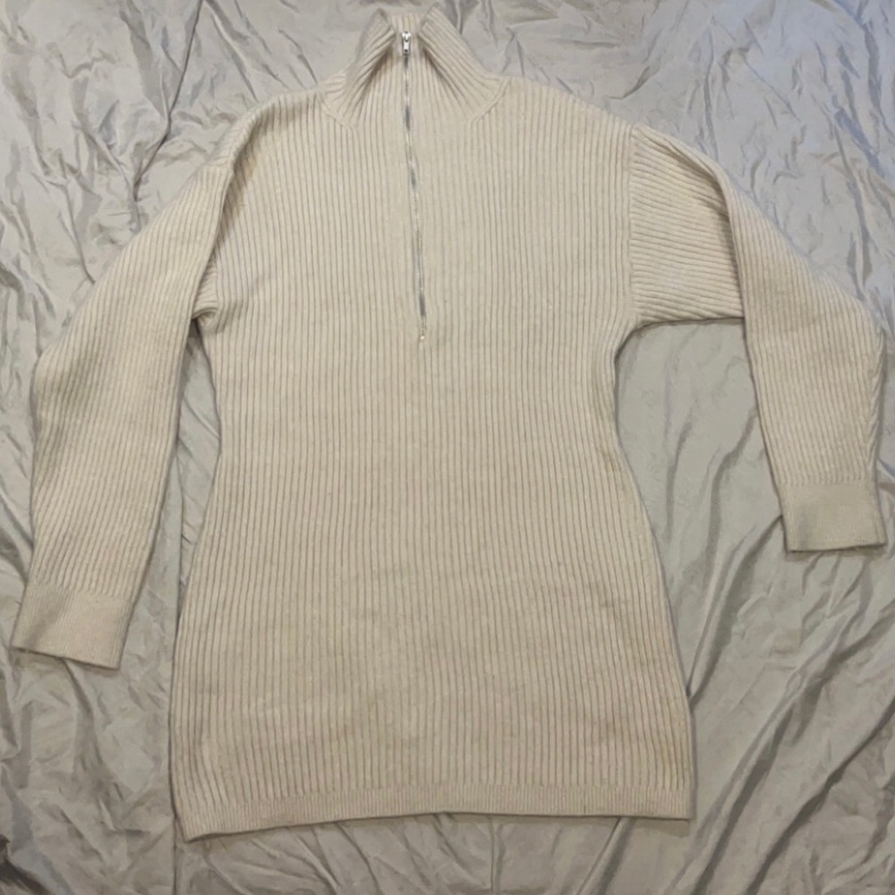 H&M Sweater Dress in cream